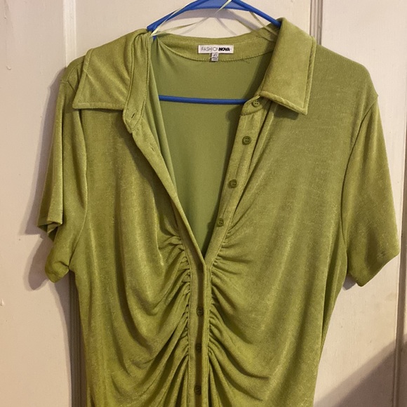 Fashion Nova Green Mini Dress - Picture 3 of 5